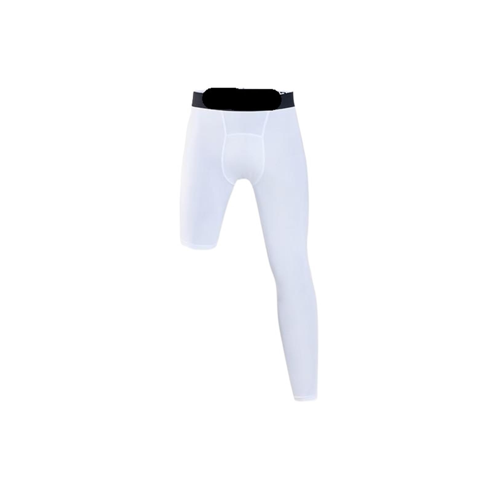 Pantaloni da Basket Elasticizzati Leggings Sportivi da Uomo, Pantaloni Fitness, Basket a Compressione, Corsa Elastici Alti per Basketball
