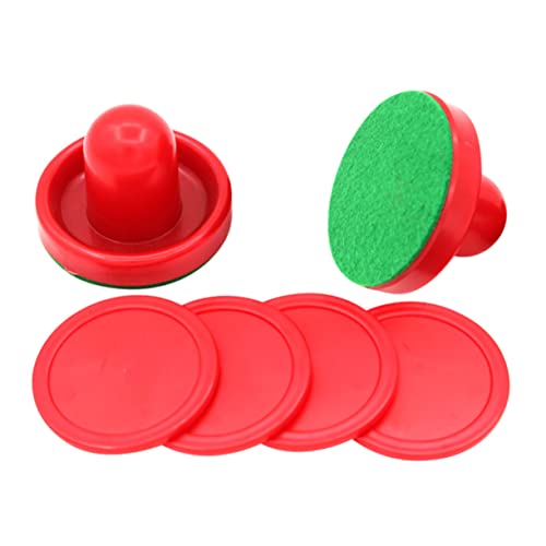 Gogogmee 1Set Air Hockey Replacement Round for Indoor Game Includes Felt Covers for and Activities