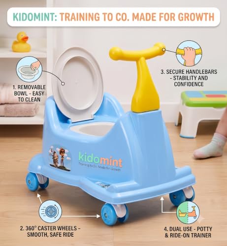 Image of 2-in-1 Potty Training Scooter is an innovative developmental tool designed to turn potty training into a fun, stress-free experience
