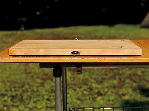 Snow Peak Packable Cutting Board & Knife Set, for Camping, Backpacking, Picnics, Caravans,Brown / Silver / Black