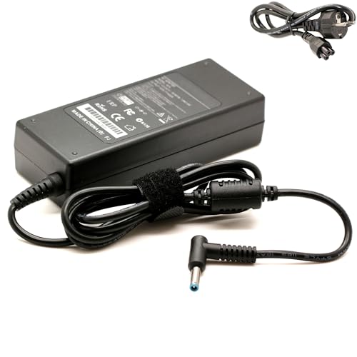 Chargeur HP Pavilion 17-E071NR bloc d'alimentation 19.5V 4.62A embout bleu 4.5 x 3.0mm