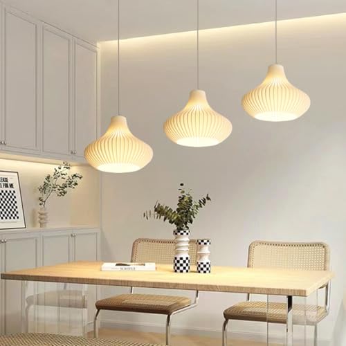 Lámpara Creativa Wabi-Sabi de Techo para Iluminar Cenas en el Comedor y Cocinas Modernas