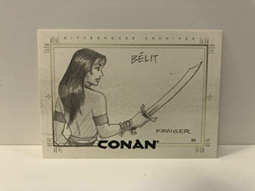 Conan Sketch Trading Card Belit Rittenhouse SketchaFEX
