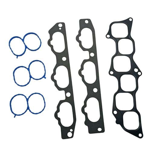 Image of Partsflow Intake Manifold Gasket Compatible With 2006-2011 Hyundai Azera Entourage Santa Fe Veracruz Kia Amanti Sedona Sorento 3.3l 3.8l OE# MS97086