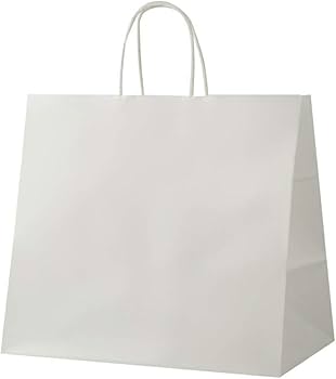 Amazon | 井上紙業 紙袋 手提げ マチ広 白 無地 大 日本製 HW-35s (50 Amazon | 井上紙業 紙袋 手提げ マチ広 白 無地 大 日本製 HW-35s (50