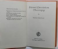 Direct decision therapy B0006C9M06 Book Cover