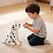 Xiyocadt Hund Kuscheltier, Plüschtier Hunde 25/32cm, Stofftier Plüschhund-Weizenhund Fleckenhund Plüsch Spielzeug für Baby Kinder Freunde (Stellung 25CM)