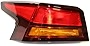 LOYALHEARTDY LH Outer Tail Lights Assembly for 2019 2020Nissan Altima Sedan Tail Lamp Left Driver Side TailLights Brake Lamp Chrome Housing Red/Amber Lens TailLamps - Driver Side Outer TailLamp Only