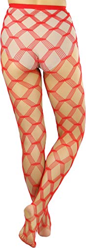 Image of ToBeInStyle Women's Large Mesh Fishnet Patterned Pantyhose Tights