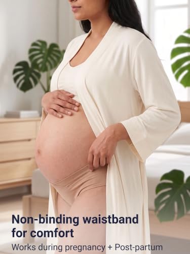 Image of Inner Sense Organic Cotton Bamboo Maternity Panties After Delivery