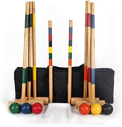 set di croquet per adulti 35 pollici