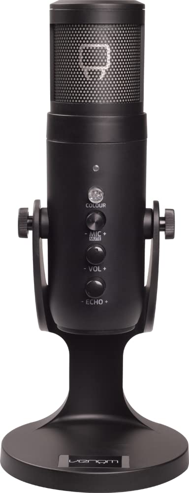 Venom Streaming-Mikrofon mit Nierencharakteristik und LED-Gitter (PS5 / PC)