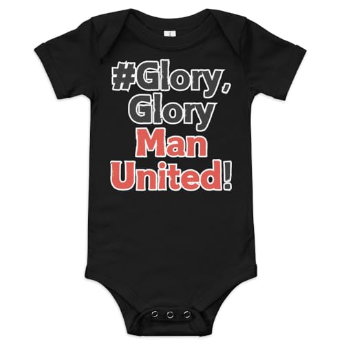 Image of CazellaStore Manchester United, baby gift, football fan Baby short sleeve one piece