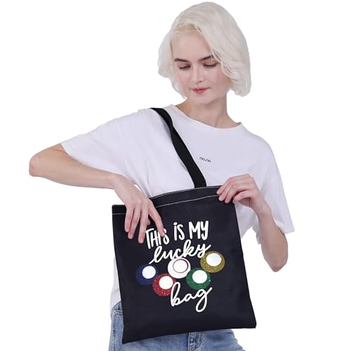 CMNIM Lucky Game Tote Bag My Lucky Bag Winner Gift for Gambler Game Lover Gambler Player Gambling Handbag Shoulder Bag3
