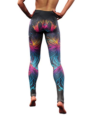 Booty Sculpted Leggings Floral Fire | Pantalon de Yoga pour Femme - Multicolore - 30 Cover
