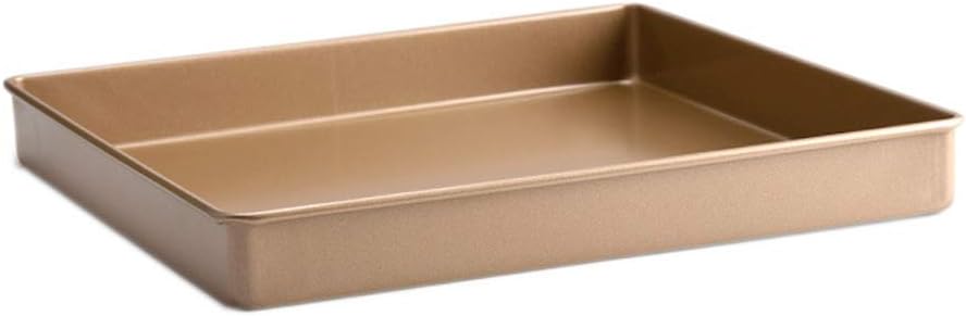 DOITOOL Non-stick Square Baking Tray Carbon Steel Baking Pan for Versatile Kitchen Use for Cake Meat Bread and Cookies Easy to Clean Design