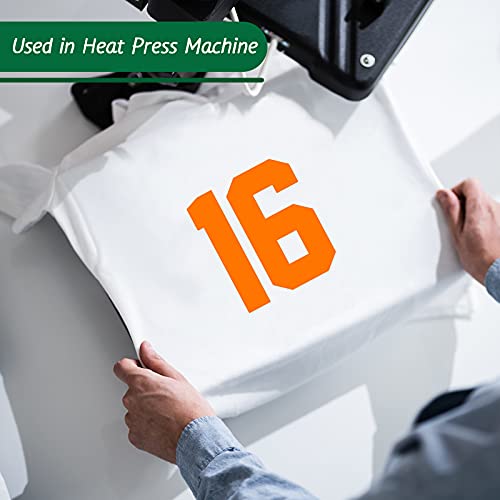 Flocage maillot football et basketball avec numéros thermocollants 20cm