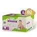 Happy Little Camper Ultra Absorbent Premium Natural Diapers, Size 4, 80 Count