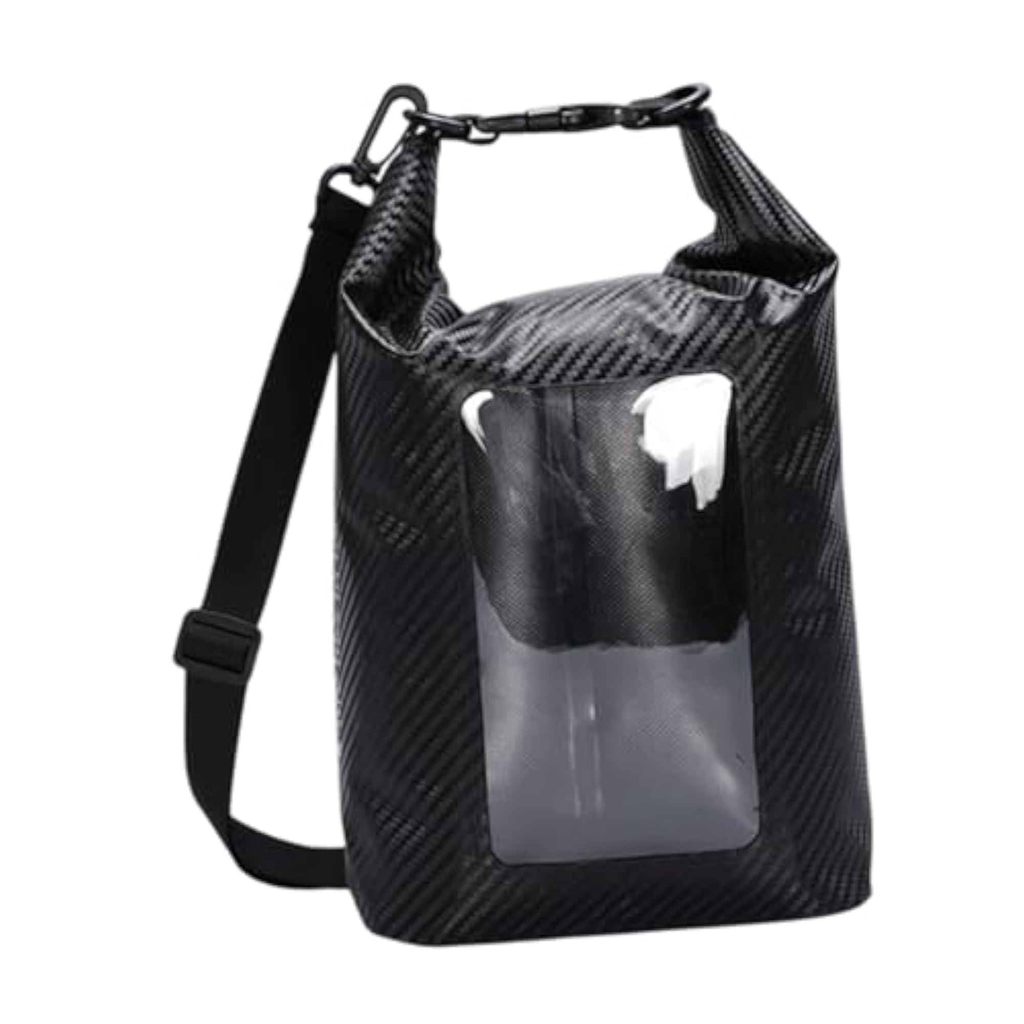 5L Waterproof Outdoor Sack Dry Bag for Trekking, Black