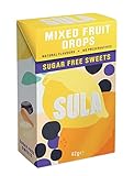Sula Mixed Fruit Drops, Sugar Free Boiled Sweets with Natural Flavour, 42 g (Pack of 14)