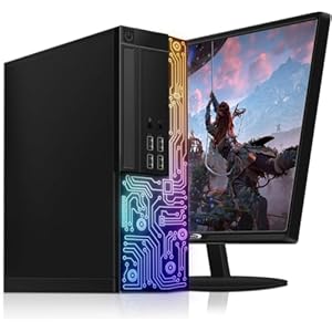 Dell Gaming PC Bundle, 24″ Monitor, Quad Core I5 3.4G up to 3.8GHz, GeForce GT 1030, 16GB RAM, 512G SSD, 600M WiFi, Refurbished Gaming Desktop Computer, Windows 10 (Renewed)