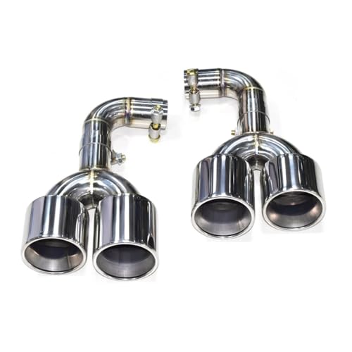 Embout d'échappement de voiture style quad double sortie pour silencieux X3 G01