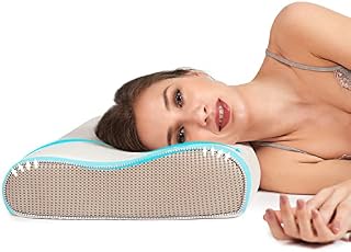 TheComfortZone Memory Foam Pillow- Orthopedic Pillow For Neck Support, Neck Pillow For Side Sleepers- Anti Snore Pillow For Easy Sleep With Washable Cover