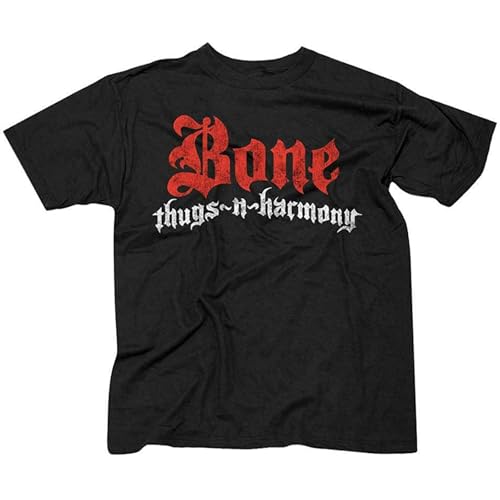 Bone Thugs N Harmony T-Shirts Distressed Tee T-Shirt Black L