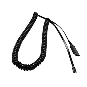 Segolike Quick Disconnect to RJ9/10/11 Telphone Headset Cable Adapter ...
