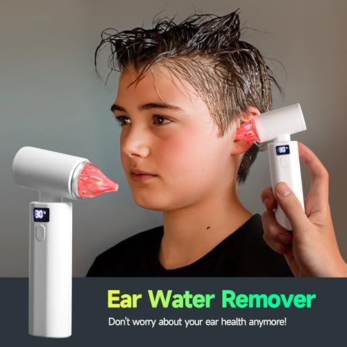 Morfone Ear Dryer, Rechargeable Ear Water Remover with 3 Ear Tips, Quick Drying Ears with Gentle Warm Air, Ear Care Products in The Shower, Swimming, Surfing and Other Water Sports - Thumbnail 4