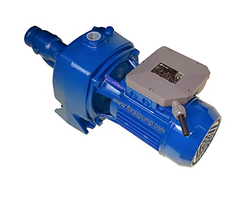 FORAS JA300 Selbstansaugende elektrische Kreiselpumpe, made in Italy, 230V, 2.6 kW, 140 L/min, 64.5m