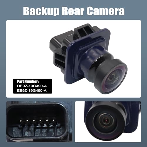 Image of XQSMWF Backup Rear Camera Fit for Lincoln MKT Base ECOBOOST Premiere MKT Base 2013-2019 2.0L L4 - Gas 3.5L 3.7L V6 Gas DE9Z-19G490-A EE9Z-19G490-A Rear View Backup Parking Assist Camera