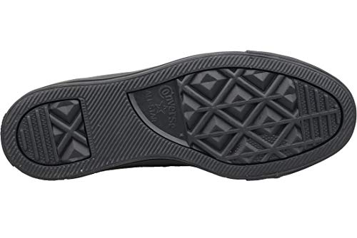 Image of Converse Chuck Taylor All Star Hi Top Black Monochrome Canvas Shoes men's 12