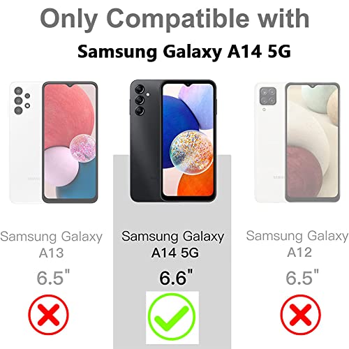 Aigomara 6D Plating Astronaut Hidden Stand Case Cover For Samsung Galaxy A14 5G Women Astronaut Folding Bracket Kickstand Iphone Case With Camera Protector Soft Tpu Shockproof Bumper - Purple #TOP1