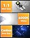 HOCOLO 5x T10 158 LED Bulb W5W 2825 168 192 194 T10 Wedge Light Bulbs 12V Cool White for Car Side Marker Lights Dome Map Door Courtesy License Plate 0.5W (5x T10 2-SMD)