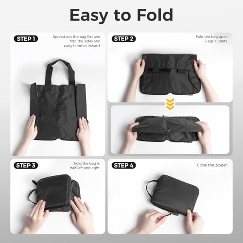 pack all 16L Lightweight Packable Tote Bag, Water Resistant Foldable Grocery Bag, Reusable Shopping Bag4