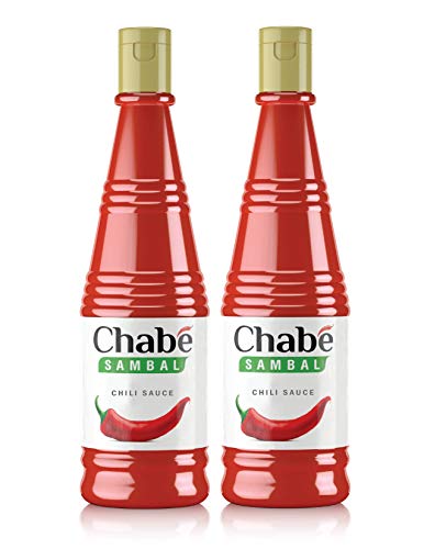 Chabé Sambal Chili, Chabe Hot Sauce, Vegan Sweet Chili, 10.9 Fl Oz (Pack of 2)