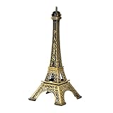 Altura y peso: 18 cm, 95 g. Optimal Shop Decoración de la Torre Eiffel, 18 cm, Metal, Torre Eiffel de París, Estatua de Arte, Modelo de Escritorio, decoración de habitación, Regalo