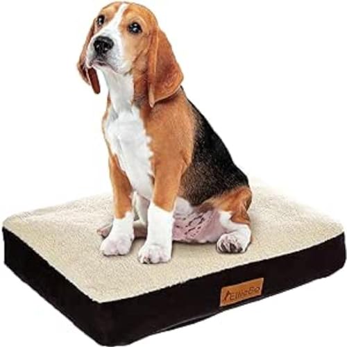 Ellie-Bo Hundebett Aus Sherpa-Fleece – Wendbar, Rutschfest, Für 107 Cm Käfig