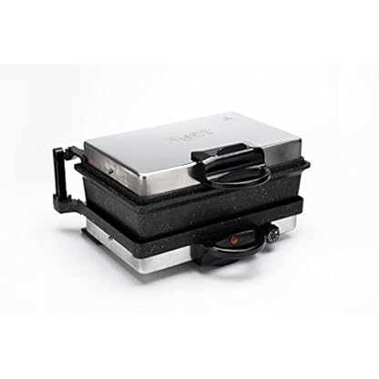 SHOV KONTAKTGRILL MULTIGRILL TANDUR ELEKTRO GRILL TOASTER MIT ODER OHNE KASSEROLLE TAVA & GRANIT ODER TEFLON ZUR AUSWAHL (Granit + Kasserolle) – Bild 3
