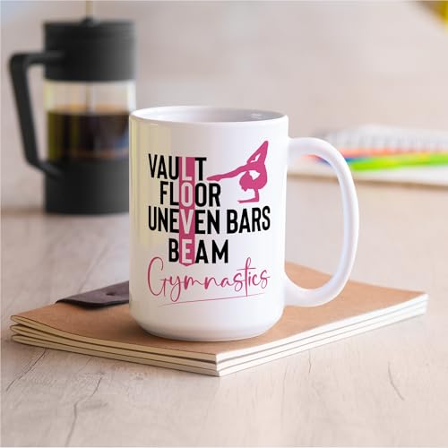 Taza de Cerámica Blanca para Gimnasia 11 Onzas miniatura 4