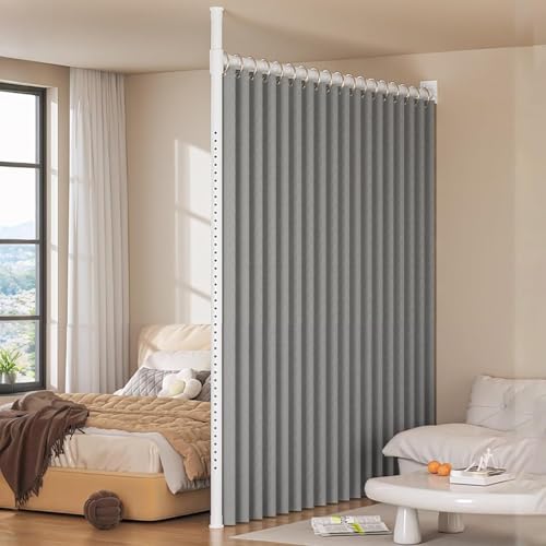 Ԏd؂ ˂ p[e[V ς_ ̓^Cv Hsv OK 70-310cm܂ŐLk rOqȒPɕł镔̎d؂ ډB vCoV[ی XN[ J[eOStbNt (D, 110