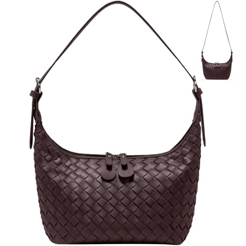 Handbag Shoulder Bags for Women Crossbody Tote Bags Woven Purse Clutch Women's Hobo Crescent Top-handle Adjustable