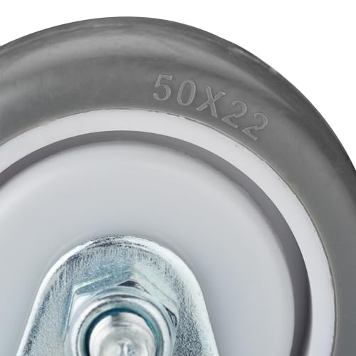 Roulettes fixes 50 mm lot de 4 pour charge lourde 160 kg - 7