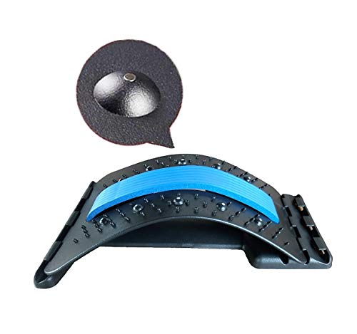 TIDY 4 U Back Stretcher for pain relief, Posture Corrector, 3 Levels Adjustable Back Massager with Magnetic Beads for Back Lumbar Support Relaxation and Pain Relief