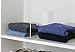 Pack of 2 Clear Acrylic Shelf Dividers for Closets. Closet Shelf Separators, Closet Organizers, Wood Shelves, Base Kitchen Cabinets, and Libraries.