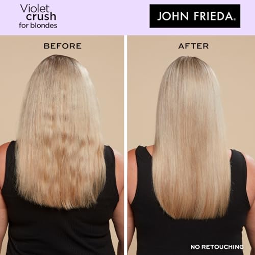 John Frieda Violet Crush for Blondes Toning Conditioner for Blonde Hair, Purple Conditioner for Blondes Value Pack 500 ml - Image 6