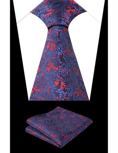 Image of Alizeal Mens 3.15'' Light Color Rustic Tie Handkerchief