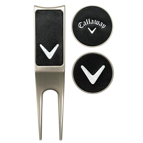 Callaway Golf Premium Tool Kit - Leather Inlay Divot Tool
