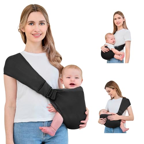 Ocanoiy Baby Sling Carrier, Baby Carrier Newborn to Toddler, Mesh Toddler Carrier, Lightweight Breathable Summer Baby Wraps Carrier, Baby Carriers One...